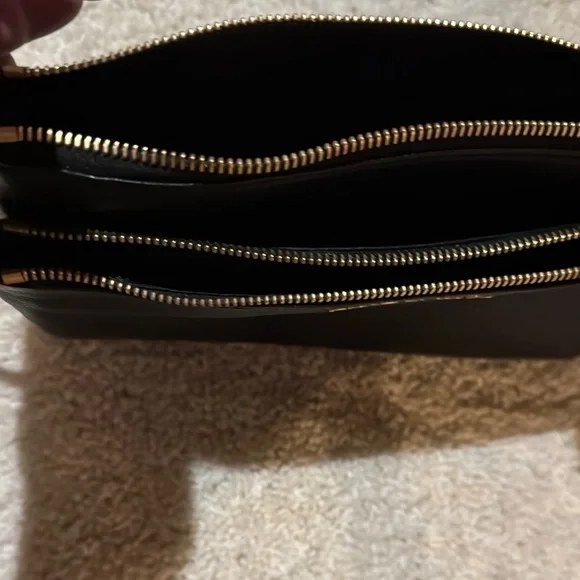 Michael Kors Black Pebbled Leather Crossbody Bag - Picture 4 of 4